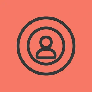 Target icon with user avatar