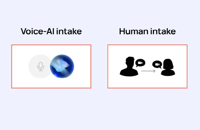 AI and human matching options side by side